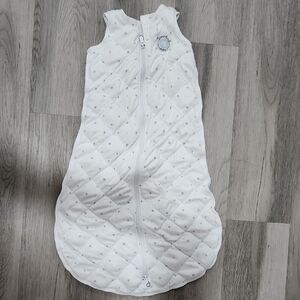 Quilted White Kids Sleep Sack